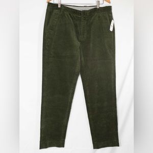 Brooks Brothers Green Corduroy Clark Fit Pants